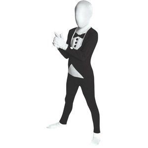 MorphCostumes 1 Piece Tuxedo Boy's Size: Large (10-12) New {Halloween)